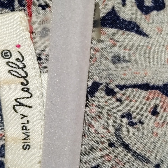 Simply Noelle women's baby doll midi multi-colored dress - Picture 2 of 4